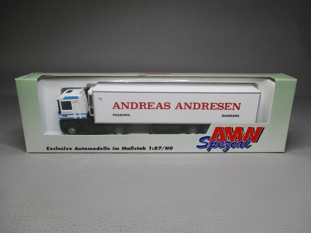 Modèle Réduit Iveco Semi-remorque Frigo AWM échelle 1/87 - Référence 70623, Occasion Comme Neuf