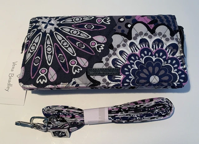 Vera Bradley RFID Wallet Crossbody Mimosa Medallion NWT