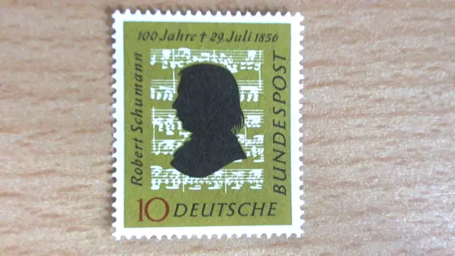 BRD Michel NR. 234 ; 100. Todestag von Robert Schumann aus 1956 postfrisch