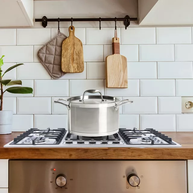 STAINLESS STEEL 33.8& 5 Burners Stove Top BuiltIn Gas Propane LPG