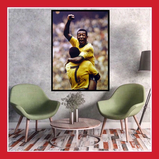 Photo Pele 8x10 Brillant – Coupe Du Monde Brésil, Foot, Neuve, Fabriquée Aux USA