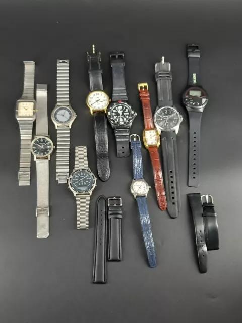 Konvolut 10 Armbanduhren wristwatch quarz Casio Hilfiger Kienzle Annex Timex