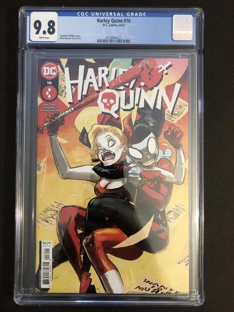 Harley Quinn #16 8/22 DC Comics CGC Graded 9.8 White Pages Riley Russo Cover