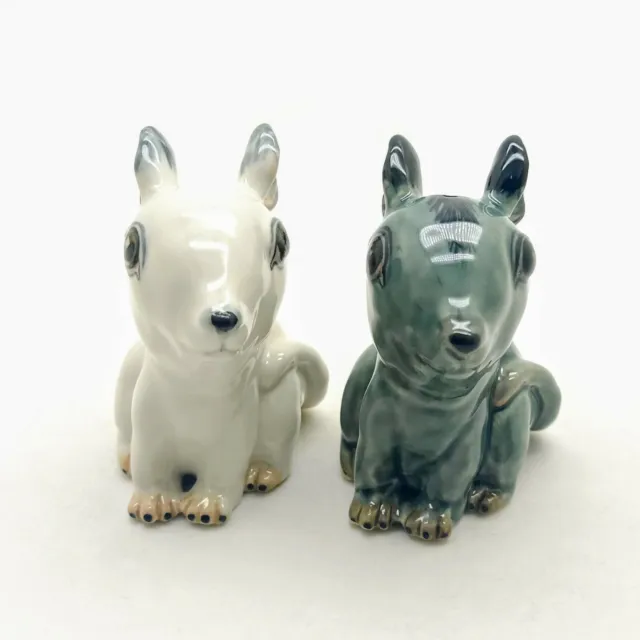 2 Rat Figurine Ceramic Salt & Pepper Shaker S&P Collectible Kitchen - KSP018-S