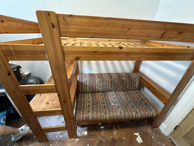 BUNK BED WITH Desk, Drawers, Sofa And Sofabed £20.00 - PicClick UK