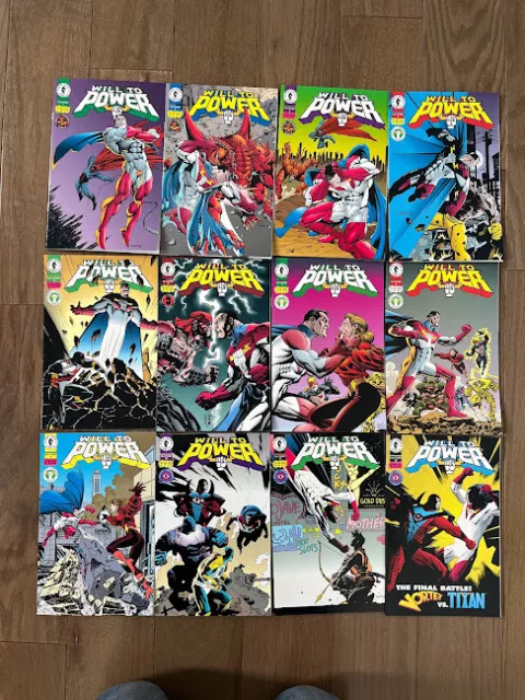 Will To Power Complete Comic Series # 1-12 Dark Horse Comics 1994