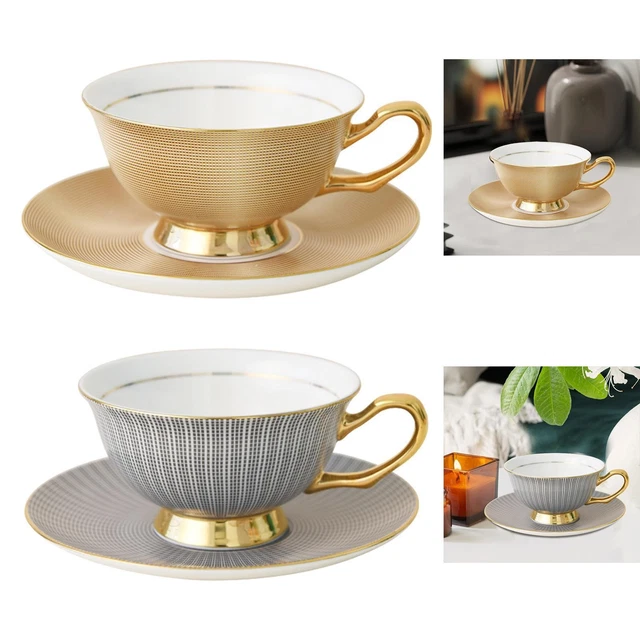 Tasse à café, Tasse en céramique, Ensemble de tasses et soucoupes à café en céramique faites
