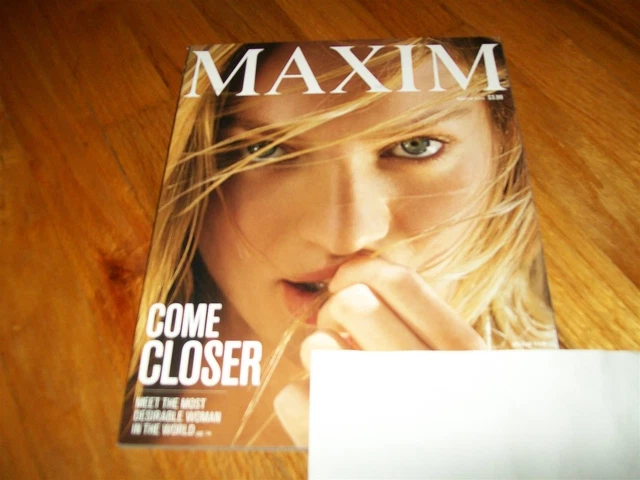 MARCH 2015 MAXIM Issue Candace Swanepoel Cover Excellent