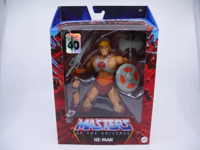 Action Figure He Man Masters Of The Universe 40 Masterverse MOTU Mattel Figurine