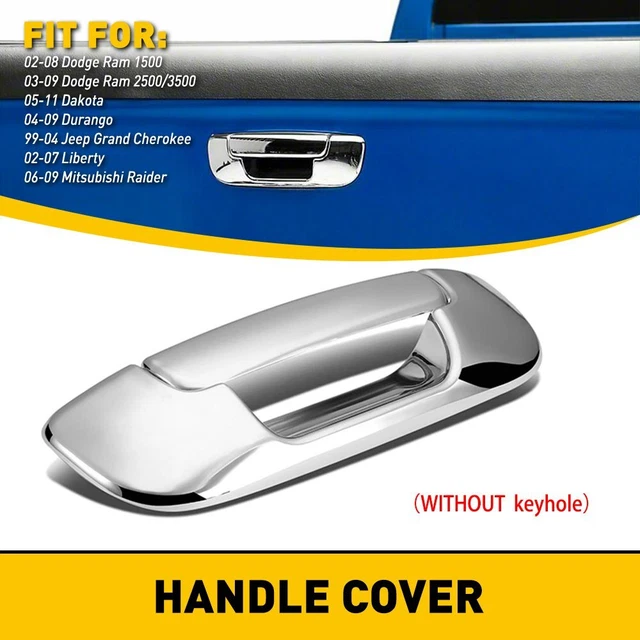 Chrome OutSide Rear Tailgate Cover For 2003-2009 Dodge Ram 2500 3500