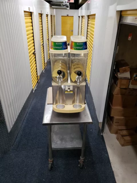 Bunn CDS-2 Gourmet FROZEN DRINK Machine 2 Barrel 6 Gallon Good Working Condition
