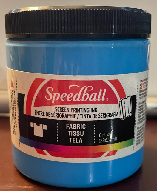 NUEVO SIN ABRIR - Tinta de impresión de pantalla acrílica Speedball - azul pavo real