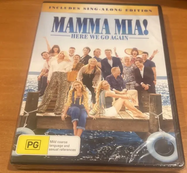 Mamma Mia - Here We Go Again! (2018 : 1 Disc DVD & Digital HD) New Region 4