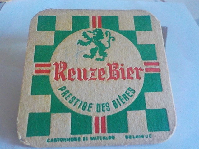 1 Sous Bock Biere Reuze Bier  Recto /Verso Brasserie Carlier Dunkerque