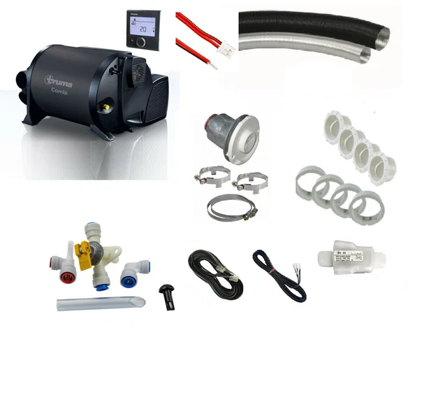 TRUMA WATER HEATER Furnace Combi ECO 12v Propane with CP Plus RV Kit