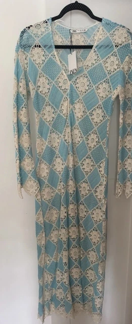 white christmas dresses ZARA. Long crochet dress Ts  Hibuy market