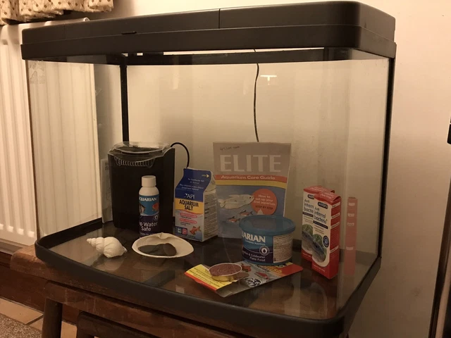 40l panorama love fish tank aquarium