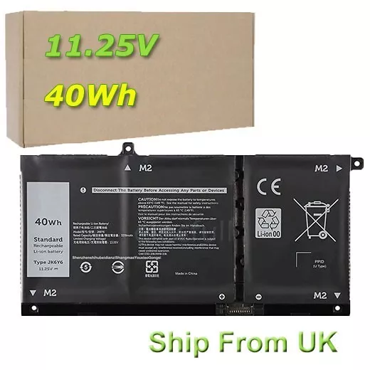 Laptop battery for Dell Inspiron 5402 5502 5505 Latitude 3510 5501 JK6Y6
