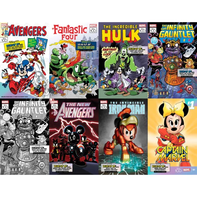 Marvel Disney 100 Variants (2023) Amazing Spider-Man | Marvel | COVER SELECT