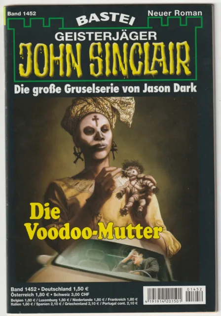 GHOST HUNTER JOHN SINCLAIR #1452 The Voodoo Mother, Bastion HORROR NOVELBOOK