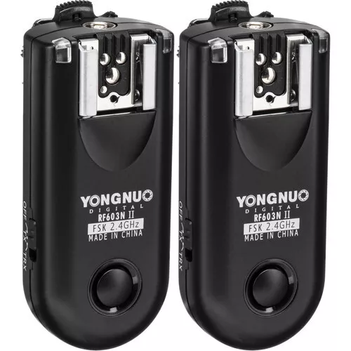 Disparador de flash inalámbrico YONGNUO RF-603N II/N3 2.4G para cámaras Nikon