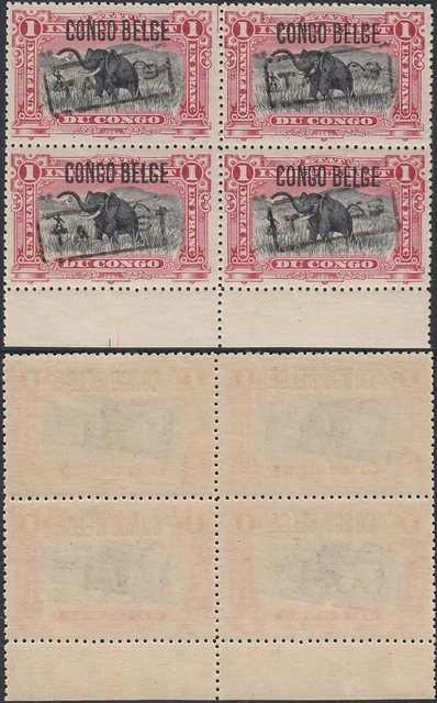 Belgian Congo 1909 -MNH stamps. Bel. Cat. Dues Nr.: 23."Elephant"(EB) AR-01048