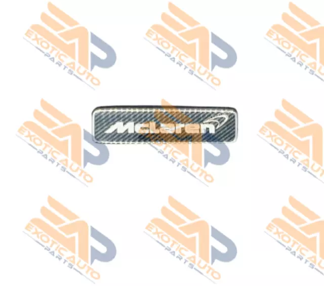 Genuine McLaren 540C Front Badge CARBON