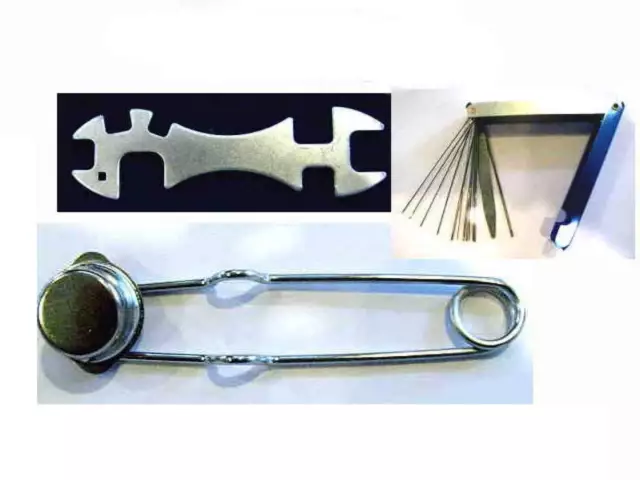 Brazing Welding Oxygen/Acetylene Accessory Kit: Striker, Jet Cleaner, Spanner