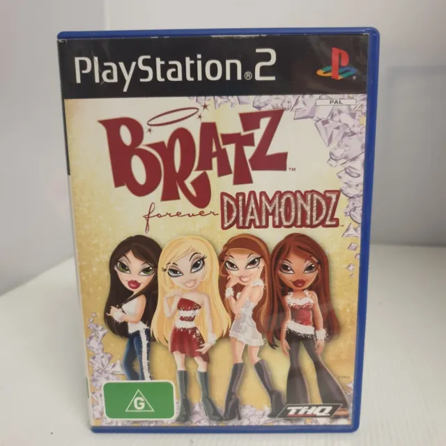 Bratz Forever Diamondz Sony PlayStation 2 PS2 Game Complete With Manual