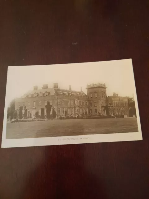 Old Postcard St Giles House, Dorset RP