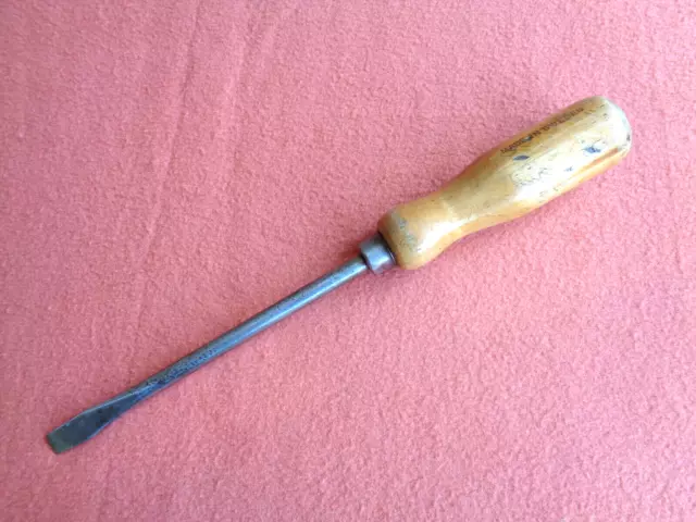 Vintage SWEDISH WOODEN HANDLED SCREWDRIVER