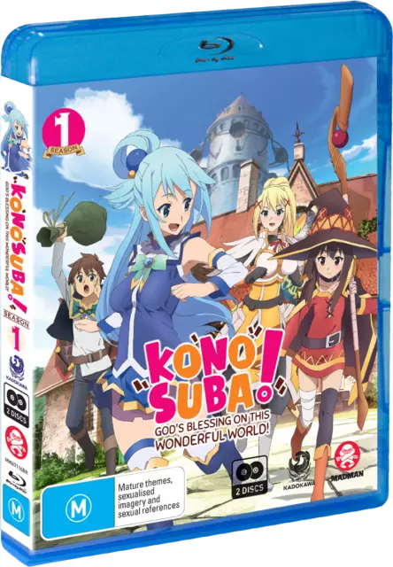 BRAND NEW Konosuba God's Blessing on this Wonderful World! Season 1 Blu-Ray