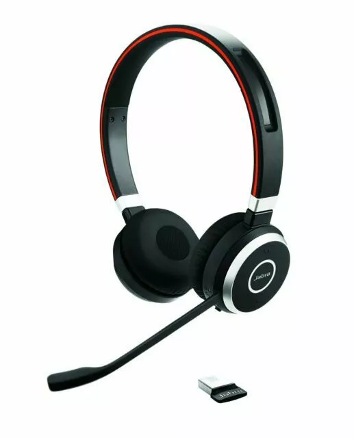 Jabra Evolve 65 On the Ear Bluetooth Wireless Headset - Black