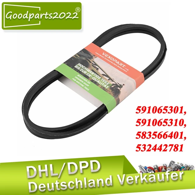 SECURA Keilriemen Für Husqvarna Rider 13 Bioclip – Motor-Zwischenwelle, Kompatibel Mit 953520901