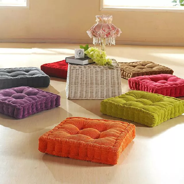 Cushion Mat Practical Durable Seating on Floor Cushion Pillow 8 Colors Household