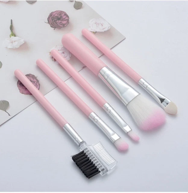 TouGod Pennelli Trucco Occhi Set Make Up Per Pennello In Polvere Eyeliner 5Pezzi 2