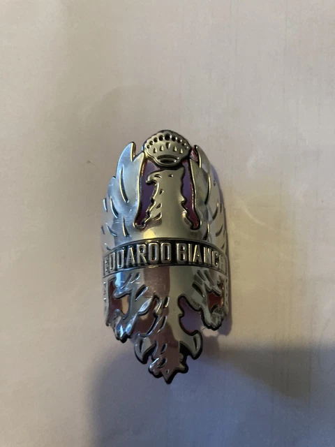 Fregio Stemma Bianchi - Emblème De Guidon Vélo Vintage - Badge De Cadre Bicyclette época