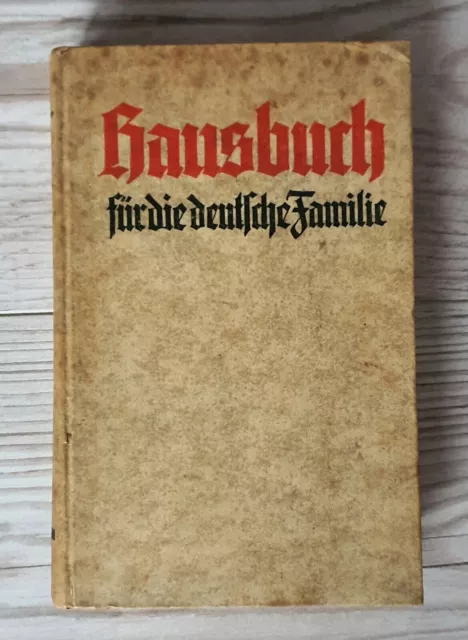 1956 Libro de la casa para la guía de libros de cocina familiar alemana...