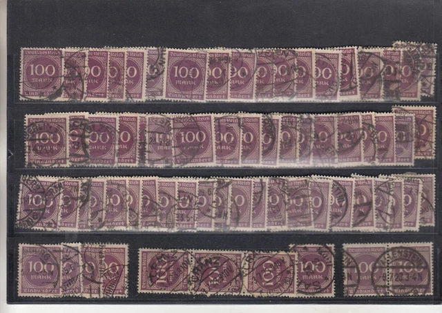 Kleines Lot DEUTSCHES REICH  MiNr. 268-gestempelt  -