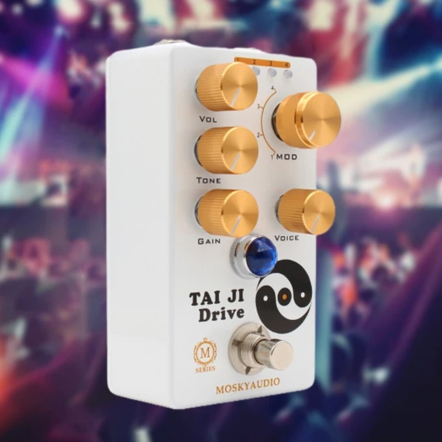 DYNAMIC AND TOUCH Sensitive Overdrive Pedal TAI JI DRIVE by Moskyaudio