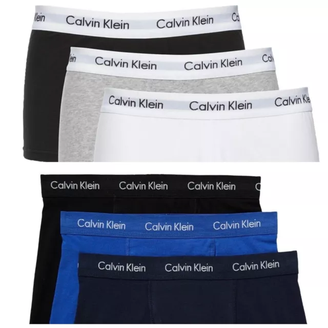 Calvin Klein Men's Boxers Underwear Pack of 3 in Multiple Colours