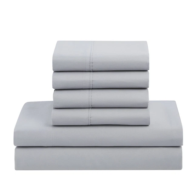 Bed-in-a-Bag Down Alternative Comforter/Sheet Set Lightweight Polyester 7Piece