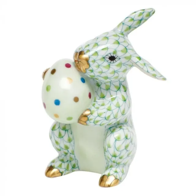 Herend,  Easter Bunny,  Key Lime Fishnet #Vhv1-05436, Brand New,  Mint & Box!