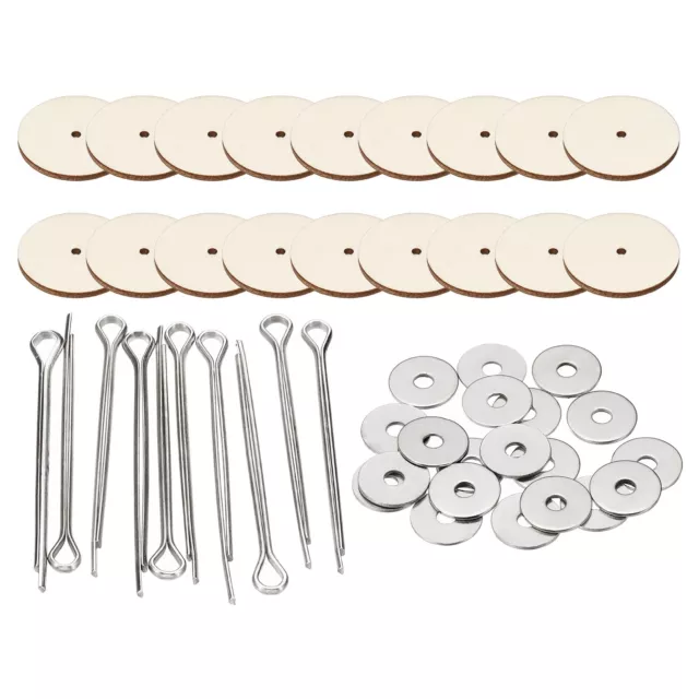 30mm Doll Joints, 10 Set Cotter Pin Joints Connector and Fiberboard Tray
