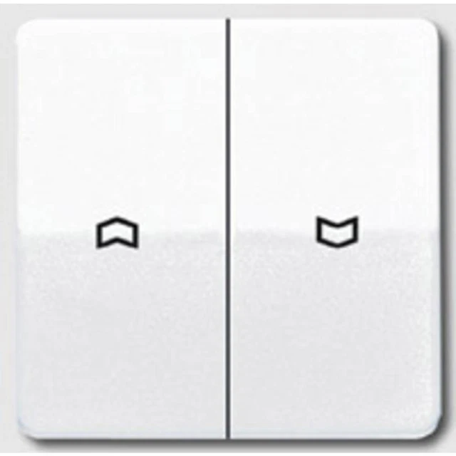 Jung x2 Cache Interrupteur pour stores, Interrupteur / bouton-poussoir pour