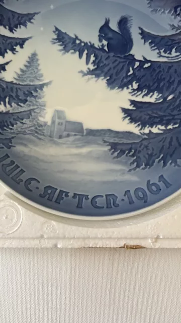 1961 B&G Royal Copenhagen Christmas Plate - “ Winter Harmony” Estate Sale Find 3