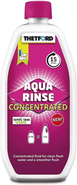 Aqua Rinse Konzentrat - 25,32€ / 1 L. - THETFORD -Toiletten / WC 750 ml Camping