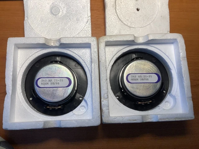 Pair Of New Seas 19Mm Soft Dome Tweeters For Mon Audio R252 Speakers And Others