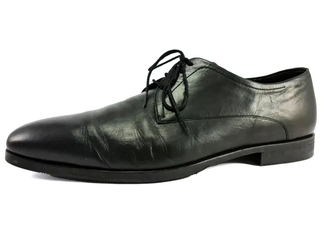 HUGO BOSS Cuir Noir Chaussures Derby pour Hommes Taille US 11 Ue 44