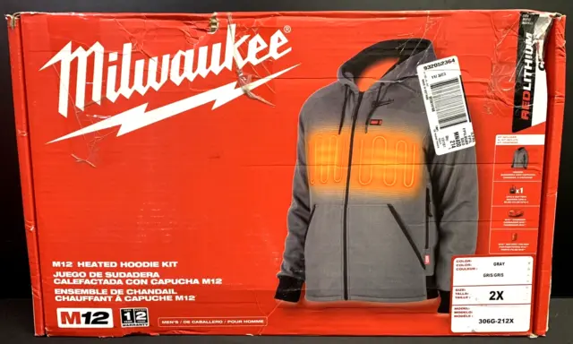 Milwaukee M12 Heated Hoodie Kit - Size 2Xl - 306G212X